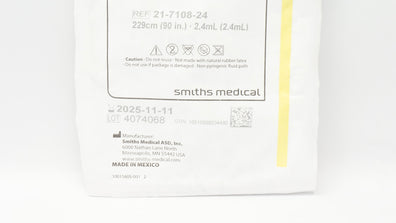 Smiths Medical 21-7108-24 CADD Extension Set 2.4ml x 90inch
